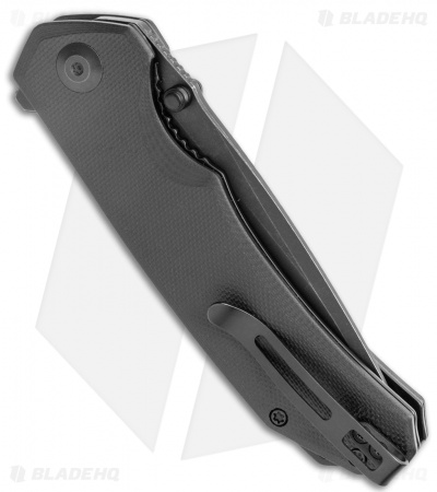 CIVIVI Brazen Tanto Liner Lock Knife Black G-10 (3.5" Black D2) C2023C