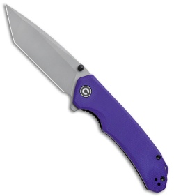 CIVIVI Brazen Tanto Liner Lock Knife Purple G-10 (3.5" SW D2) C2023A