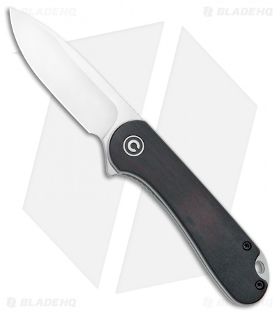 CIVIVI Elementum Liner Lock Knife Ebony Wood (2.9" Satin D2) C907D