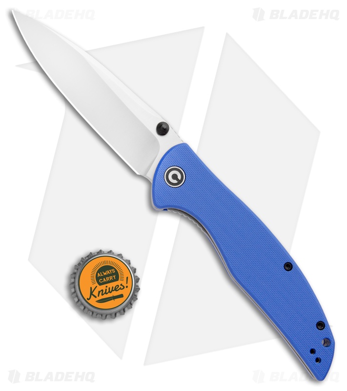 CIVIVI Governor Liner Lock Knife Blue G-10 (3.86" Satin D2) C911B