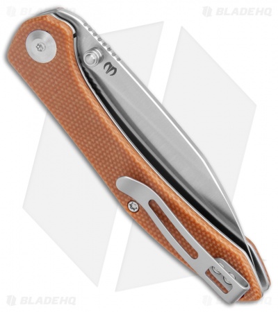 CIVIVI Hadros Liner Lock Knife Brown Micarta (3.35" Satin) C20004-2