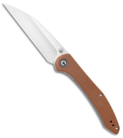 CIVIVI Hadros Liner Lock Knife Brown Micarta (3.35" Satin) C20004-2