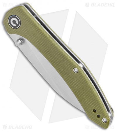 CIVIVI Hadros Liner Lock Knife Olive Micarta (3.35" Satin) C20004-3