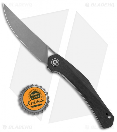 CIVIVI Lazar Liner Lock Knife Black G-10 (3.3" SW) C20013-1