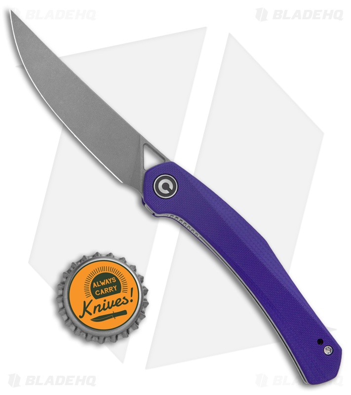 kiyoシシクイCORDUROYBAKER L.PURPLE 34 CIVIVI Lazar Liner Lock Knife | Purple G-10 + SW | Blade HQ