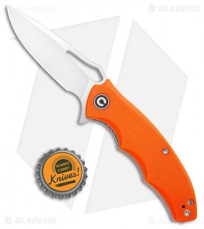 CIVIVI Little Fiend Liner Lock Knife  Orange G-10 (3" Satin D2) C910B