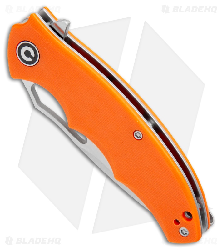 CIVIVI Little Fiend Liner Lock Knife  Orange G-10 (3" Satin D2) C910B