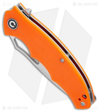 CIVIVI Little Fiend Liner Lock Knife  Orange G-10 (3" Satin D2) C910B