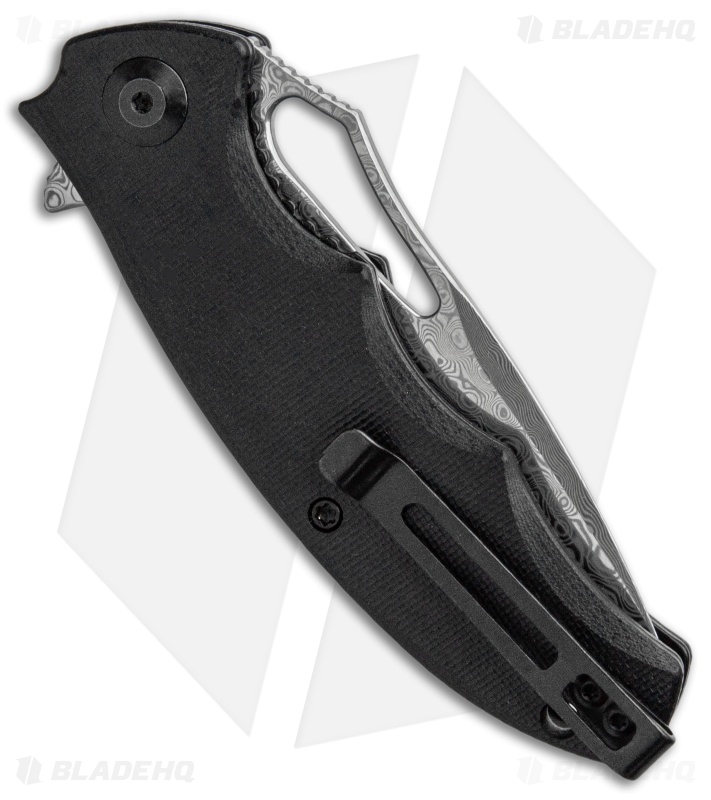 CIVIVI Little Fiend Liner Lock Knife Black G-10 (3" Damascus) C910DS