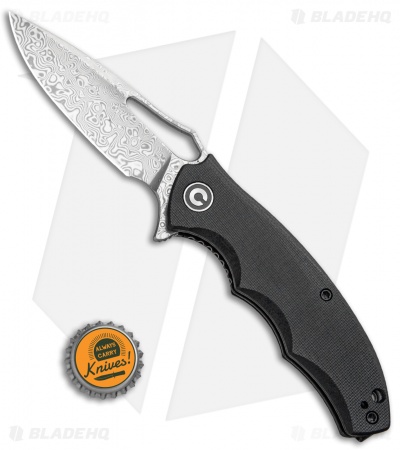 CIVIVI Little Fiend Liner Lock Knife Black G-10 (3" Damascus) C910DS