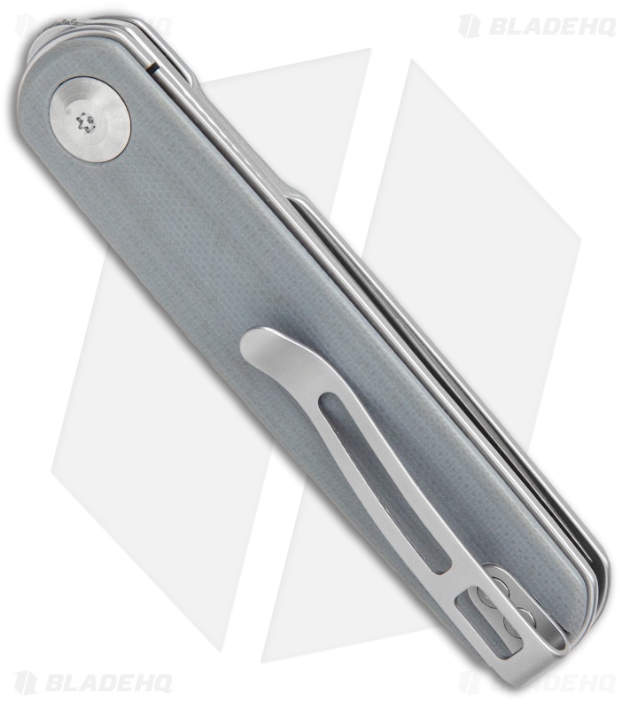 CIVIVI Lundquist Lumi Liner Lock Knife Gray G-10 (2.6" Stonewash)