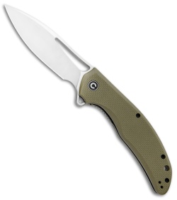 CIVIVI Vexer Flipper Liner Lock Knife OD Green G-10 (3.96" Satin) 