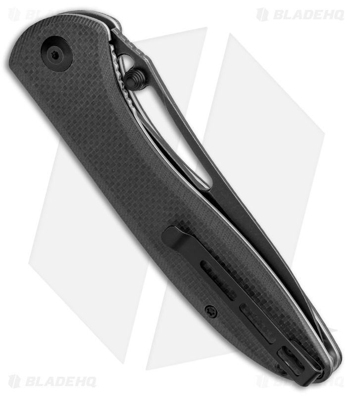 CIVIVI Picaro Liner Lock Knife Black G-10 (3.94" Black Stonewash) 