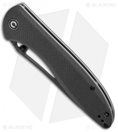 CIVIVI Picaro Liner Lock Knife Black G-10 (3.94" Black Stonewash) 