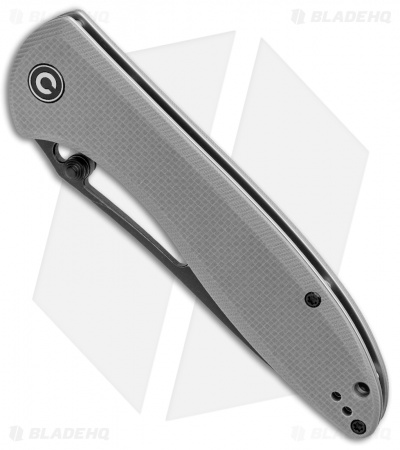 CIVIVI Picaro Liner Lock Knife Gray G-10 (3.94" Black Stonewash) 