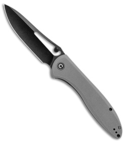 CIVIVI Picaro Liner Lock Knife Gray G-10 (3.94" Black Stonewash) 