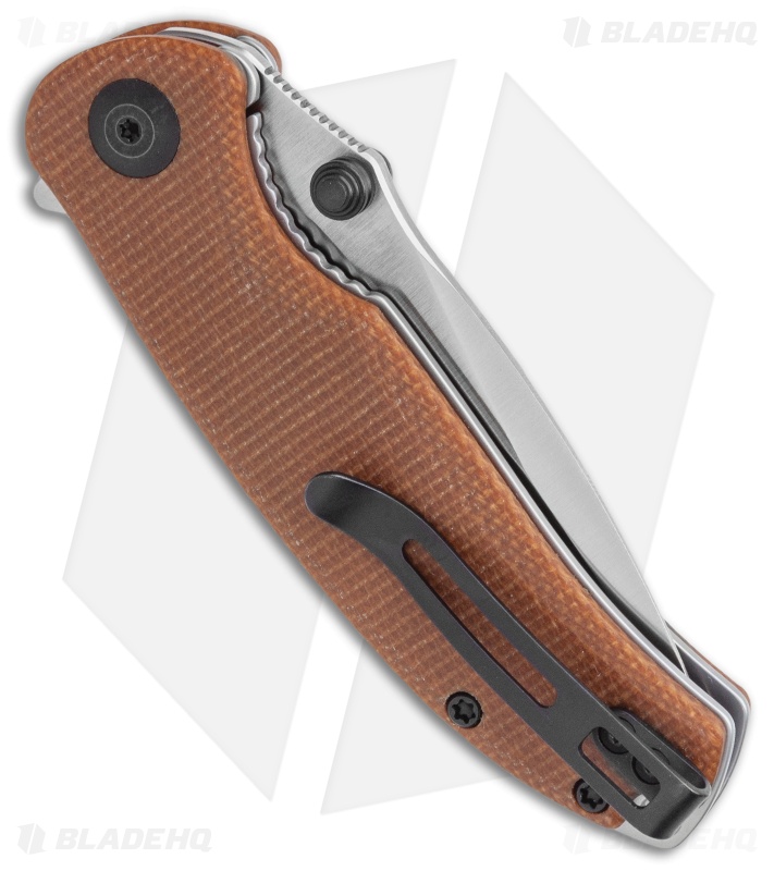 CIVIVI Pintail Liner Lock Knife Brown Micarta (3" Satin) C2020A