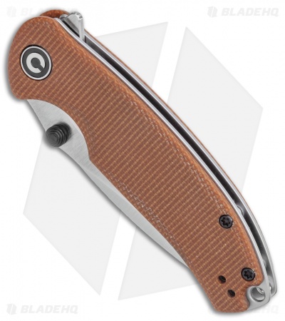 CIVIVI Pintail Liner Lock Knife Brown Micarta (3" Satin) C2020A