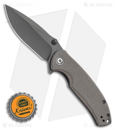 CIVIVI Pintail Liner Lock Knife Dark Green Micarta (3" Black SW) C2020C