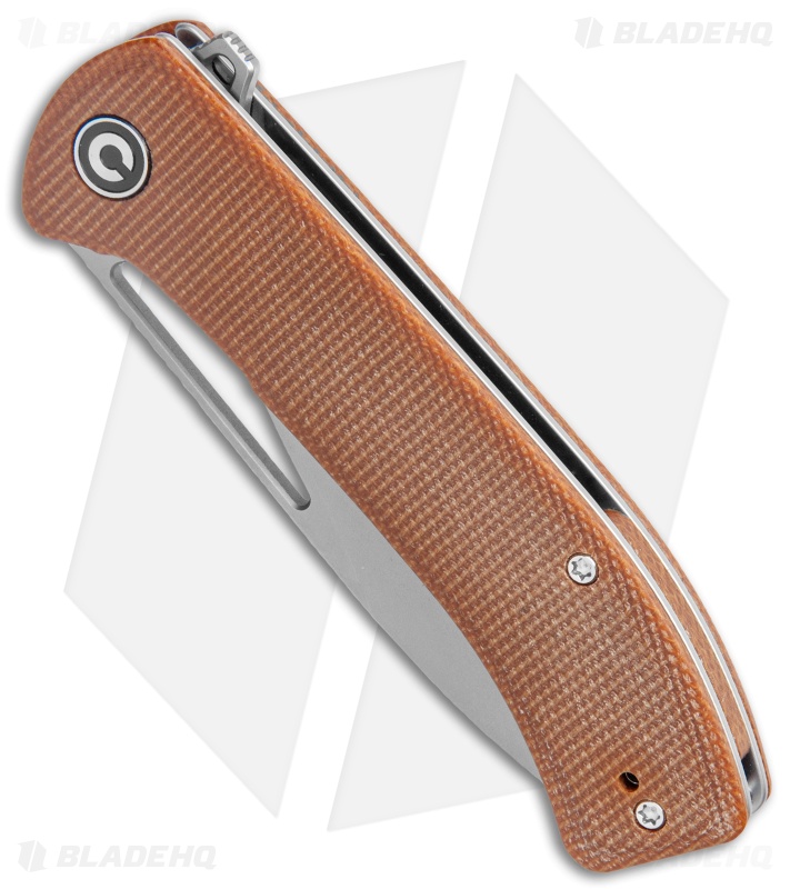 CIVIVI Riffle Liner Lock Knife Brown Micarta (3.5" Stonewash) C2024A