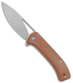 CIVIVI Riffle Liner Lock Knife Brown Micarta (3.5" Stonewash) C2024A