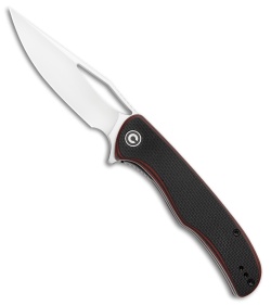 CIVIVI Shredder Liner Lock Knife Red/Black Layered G-10 (3.7" Satin D2) C912B