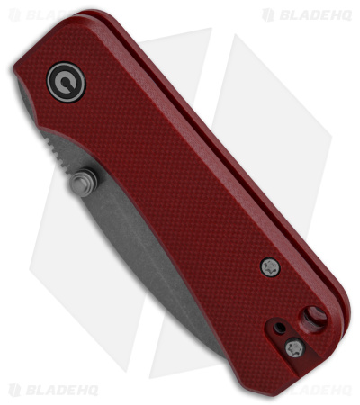 CIVIVI Baby Banter Liner Lock Knife Burgundy G-10 (2.4” Stonewash)