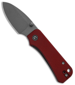 CIVIVI Baby Banter Liner Lock Knife Burgundy G-10 (2.4” Stonewash)