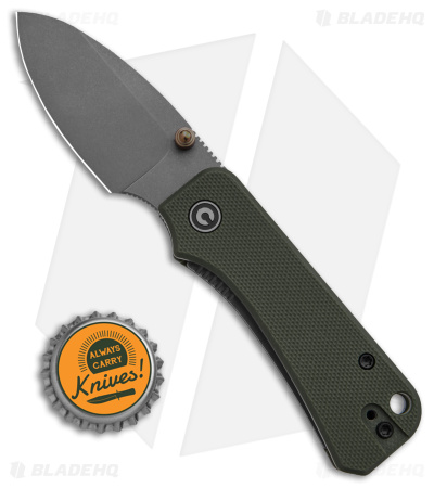 CIVIVI Baby Banter Liner Lock Knife Green G-10 (2.4" SW Nitro-V)