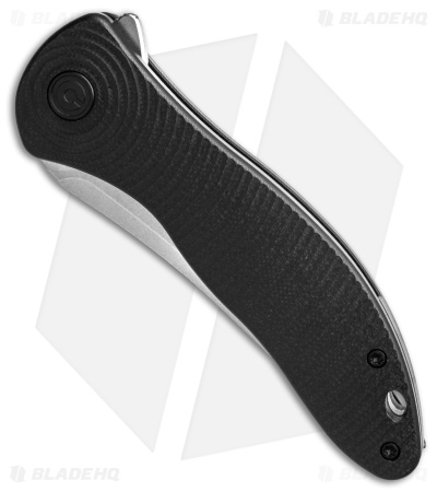 CIVIVI Synergy3 Tanto Liner Lock Knife Black G-10 (3.3" Stonewashed)