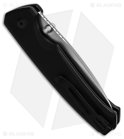 CIVIVI Altus Button Lock Knife Black G-10 (3" Satin) C20076-1