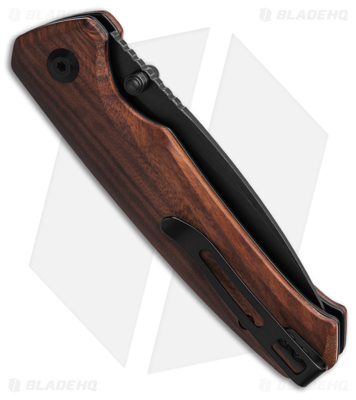 CIVIVI Altus Button Lock Knife Cuibourtia Wood (3" Black) C20076-3