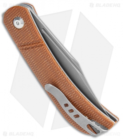 CIVIVI Appalachian Drifter Slip Joint Knife Brown Micarta  (2.9"SW) C2015A