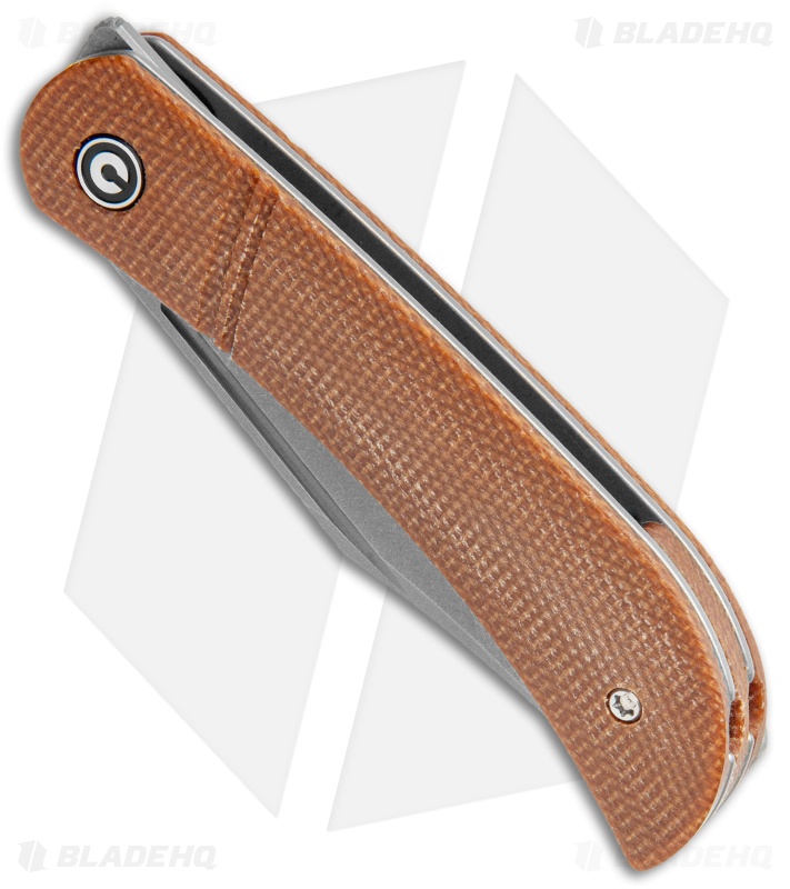 CIVIVI Appalachian Drifter Slip Joint Knife Brown Micarta  (2.9"SW) C2015A