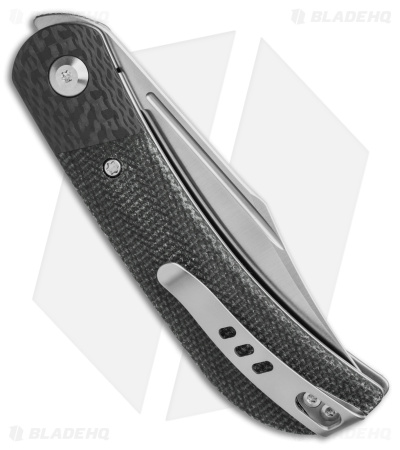 CIVIVI Appalachian Drifter 2 Liner Lock Knife Dark Green Micarta (3" Satin)