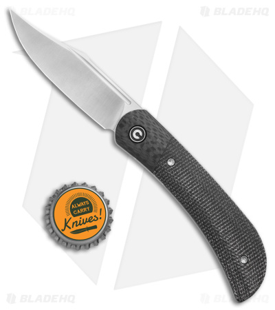 CIVIVI Appalachian Drifter 2 Liner Lock Knife Dark Green Micarta (3" Satin)