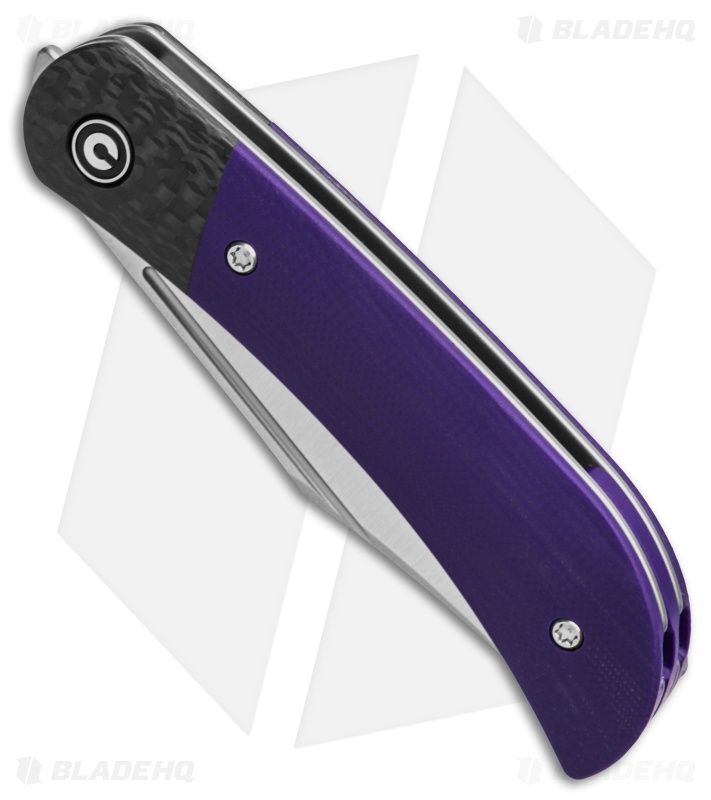 CIVIVI Appalachian Drifter 2 Knife | Purple G-10 + CF | C19010C-1