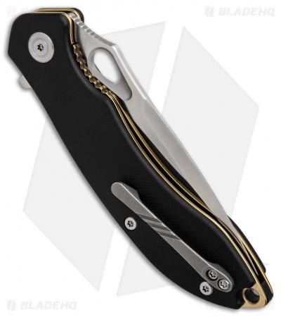 CIVIVI Aquila Flipper Liner Lock Knife Black G-10 (3.4" Satin) C805F