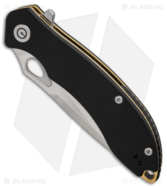 CIVIVI Aquila Flipper Liner Lock Knife Black G-10 (3.4" Satin) C805F