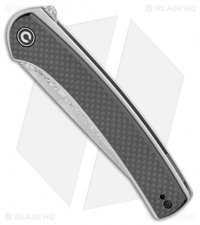 CIVIVI Asticus Liner Lock Knife Carbon Fiber/G-10 (3.8" Damascus) C2002DS-1