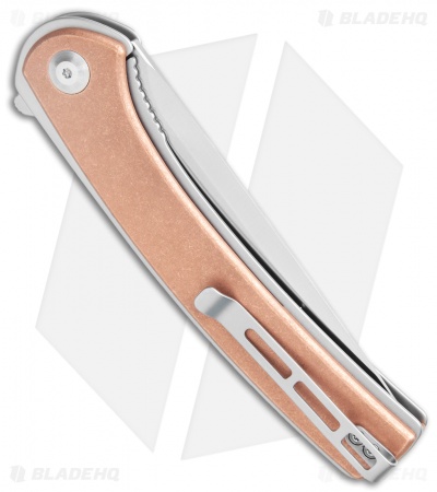 CIVIVI Asticus Liner Lock Knife Stonewashed Copper (3.8" Satin) C2002F