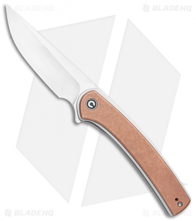 CIVIVI Asticus Liner Lock Knife Stonewashed Copper (3.8" Satin) C2002F