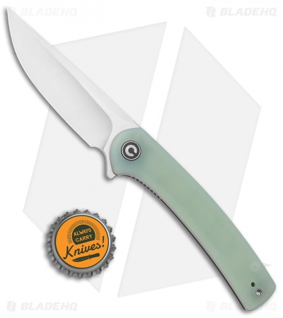 CIVIVI Mini Asticus Liner Lock Knife Natural Jade G-10 (3.25" Satin)