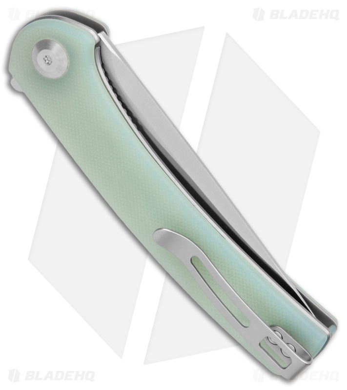 CIVIVI Mini Asticus Liner Lock Knife Natural Jade G-10 (3.25" Satin)