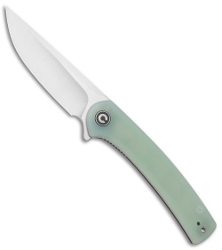 CIVIVI Mini Asticus Liner Lock Knife Natural Jade G-10 (3.25" Satin)