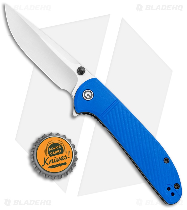 CIVIVI Badlands Vagabond Folding Knife Blue FRN (3.3" Satin) C2019C