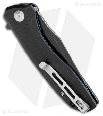 CIVIVI Baklash Flipper Liner Lock Knife Black G-10 (3.5" Black Stonewash) C801H