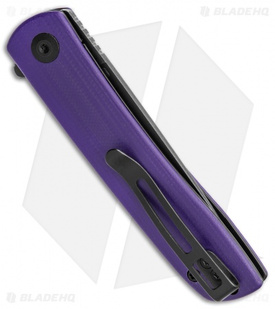 CIVIVI Brad Zinker Bo Liner Lock Knife Purple G-10 (2.9" Black SW)