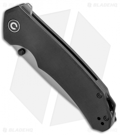 CIVIVI Brazen Drop Point Liner Lock Knife Black G-10 (3.5" Stonewash) C2102C