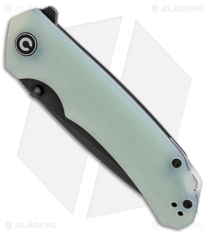 CIVIVI Brazen Tanto Liner Lock Knife Natural Jade G-10 (3.5" Black D2) C2023E
